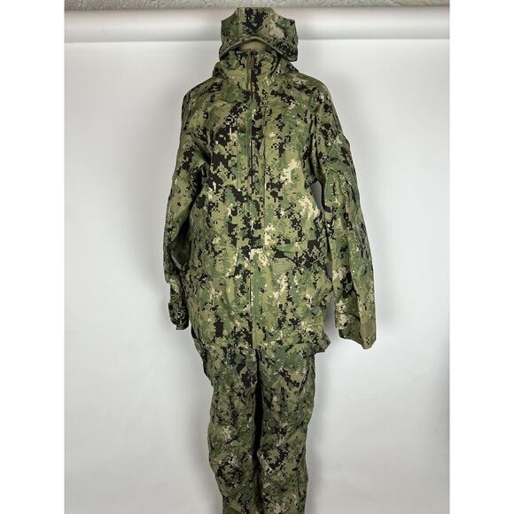 USN US Navy Working Uniform Type III Parka Small Long , 3 pieces, Jacket Pant Ha